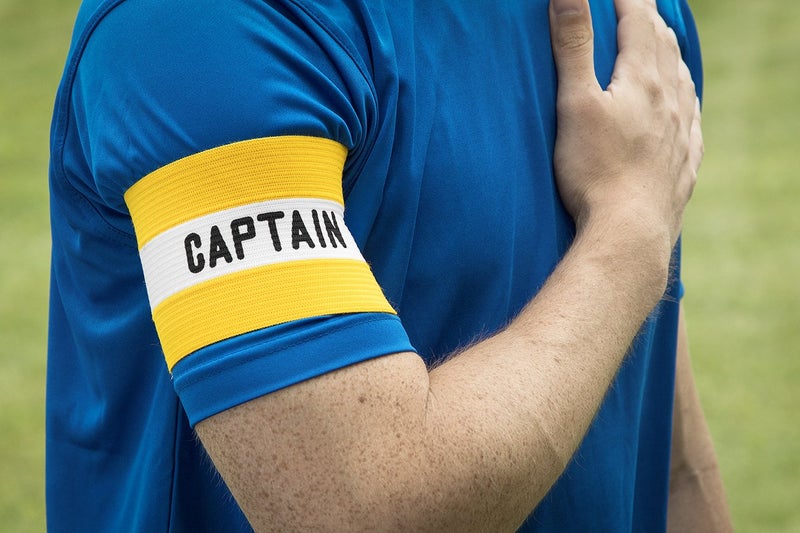 Kwik Goal Adult Captain Arm Band  Red - Image 2